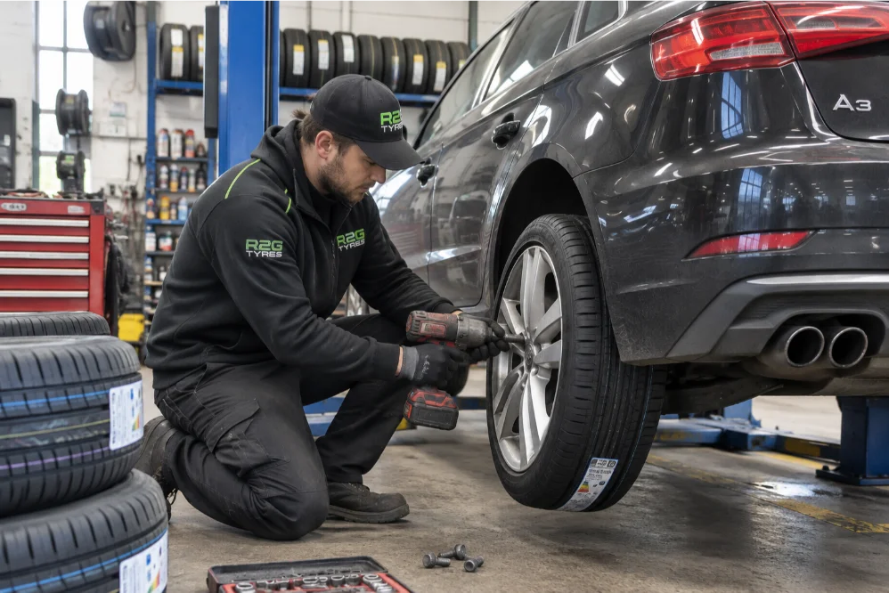 Audi A3 New Tyre Fitting Puncture Service