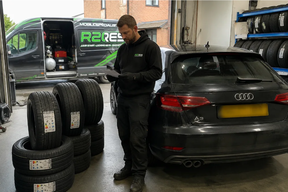 Audi A3 Tyre Supply of New Tyres Nottingham