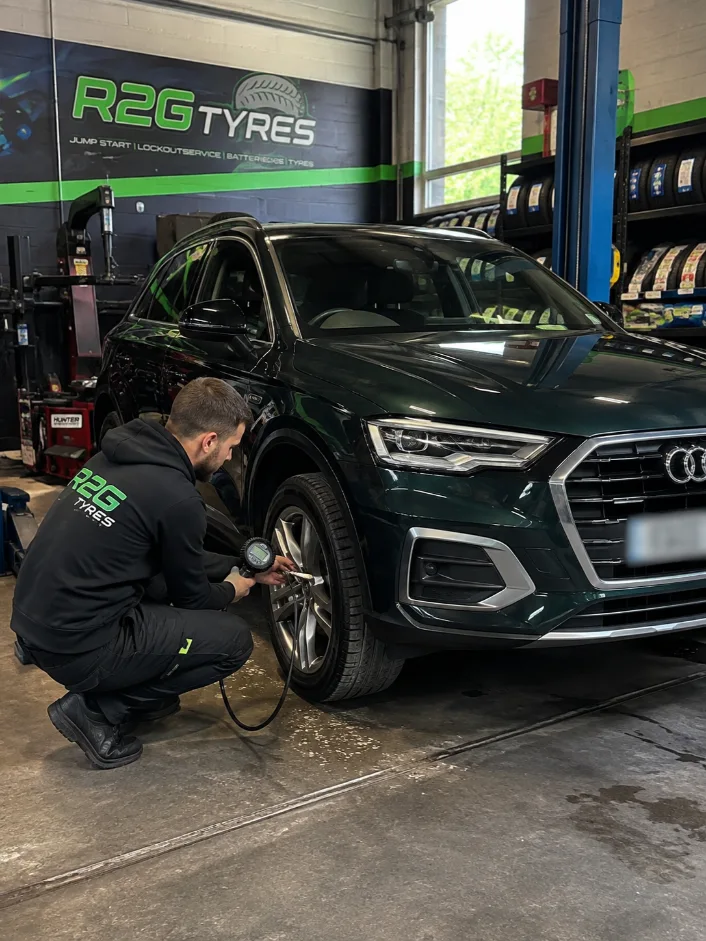 Audi Q3 Tyre Pressure Check R2G Tyres