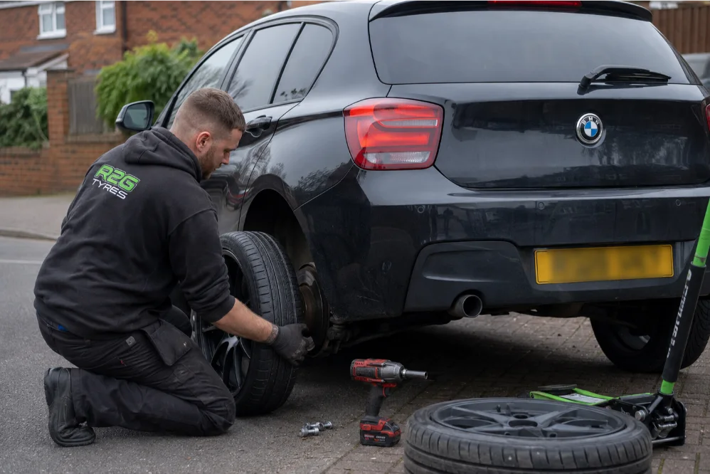 BMW 1 Series Mobile Part Worn Tyres Fitting