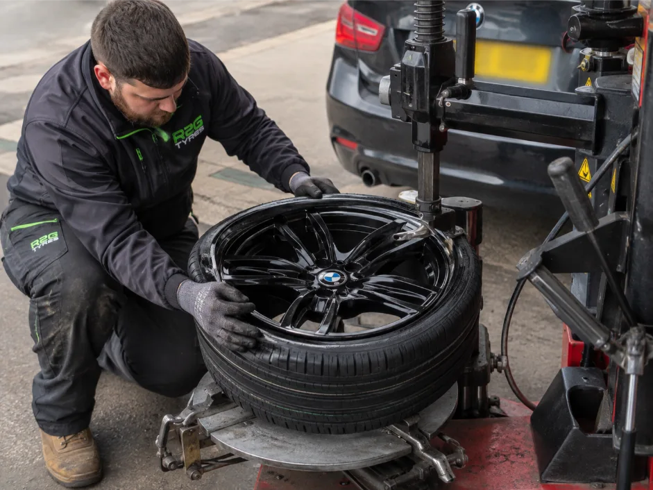 BMW New Tyre fitting service