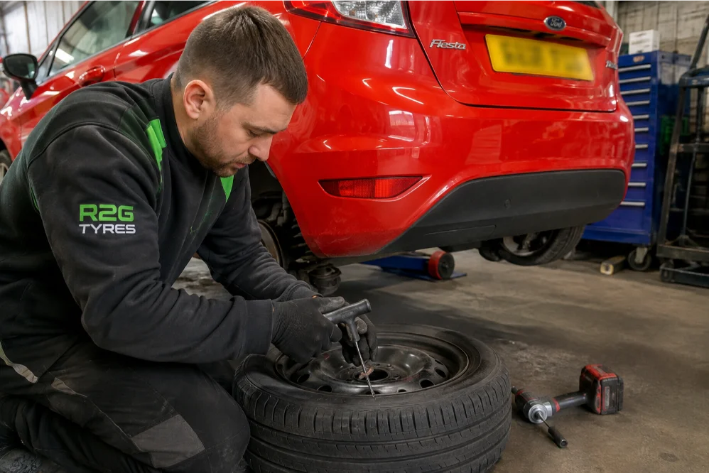 Ford Fiesta Professional Tyre Puncture Repair