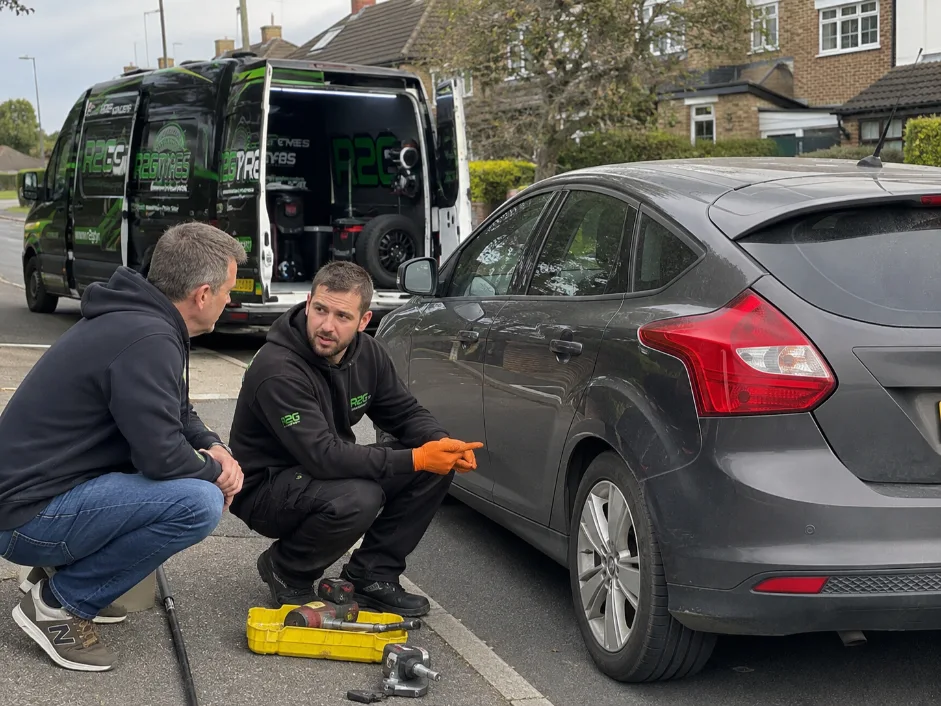 Ford Focus Locking Wheel Nut Removal Roadside
