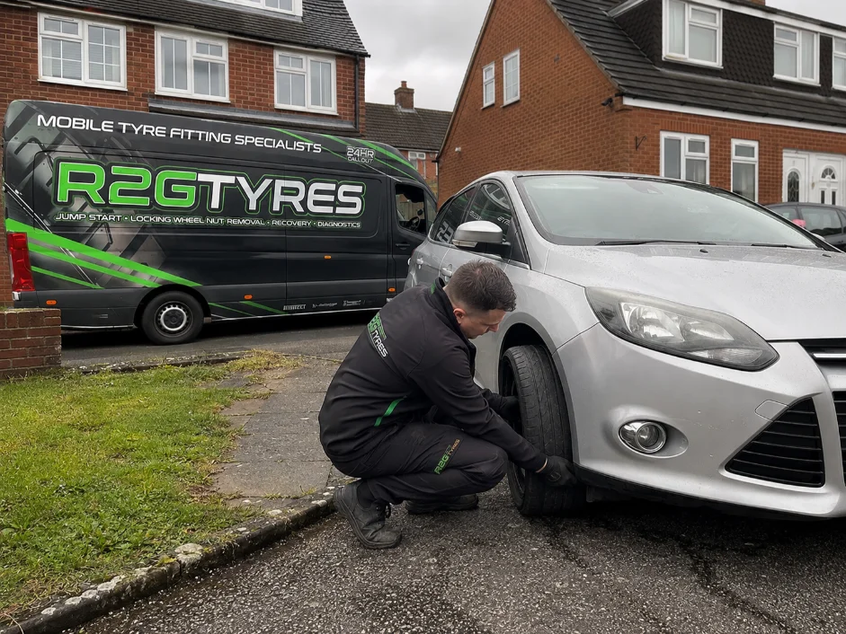 Ford Focus Worn Tyres Replacement Check Nottingham