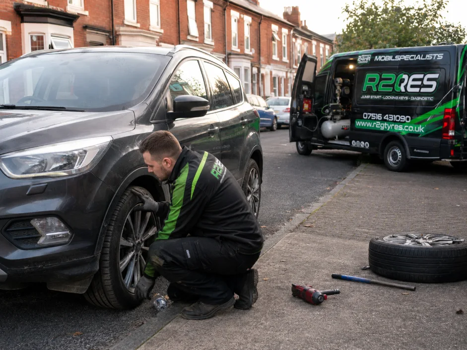 Ford Kuga Tyre Safety Inspection Nottingahm UK