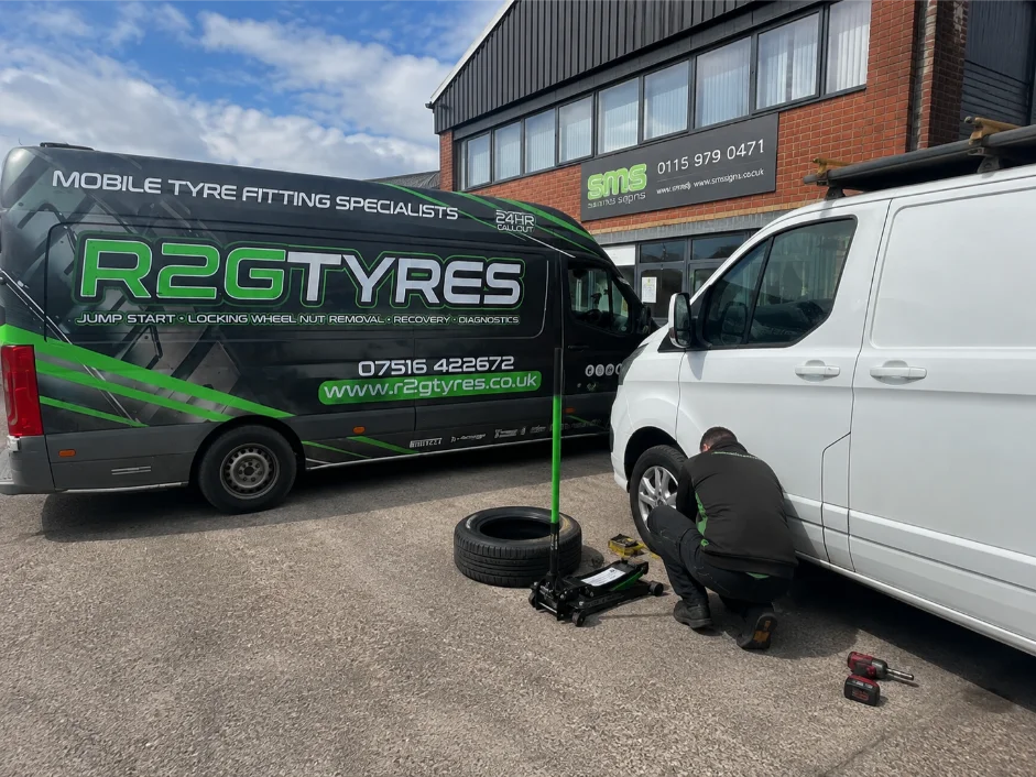 Ford Transit Custom Commercial Tyre Fitting Notttingham