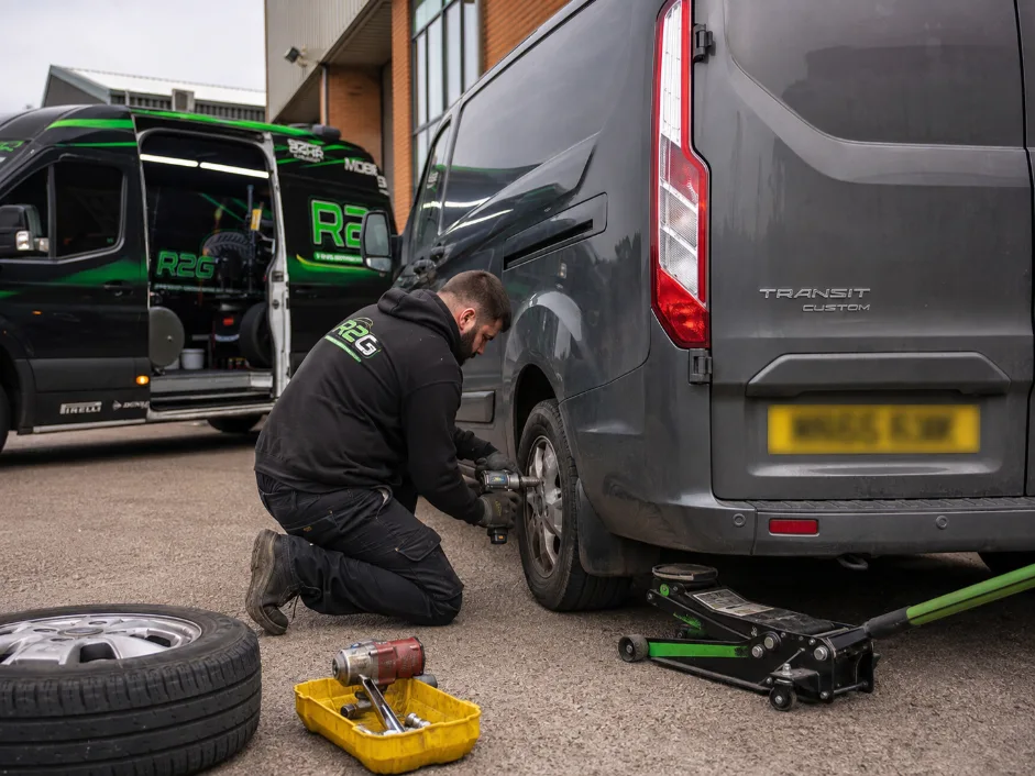 Ford Transit Custom Locking Wheel Nut Removal Nottingham UK