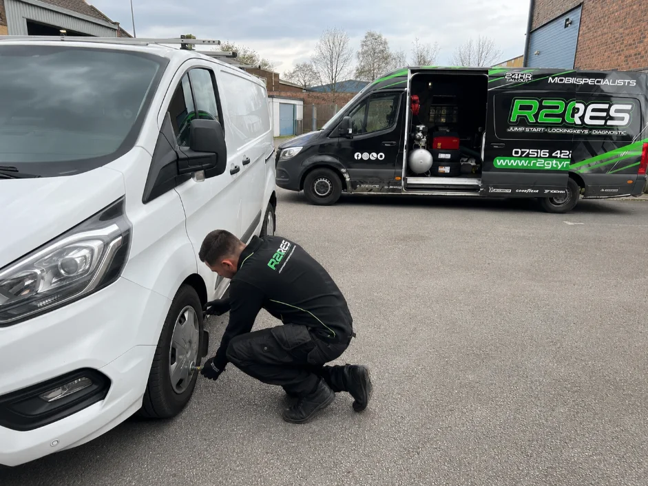 Ford Transit Custom Tyre Safety Inspection Nottingham