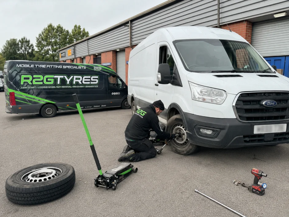 Ford Transit Puncture Repair Commercial Vehicle Nottingham