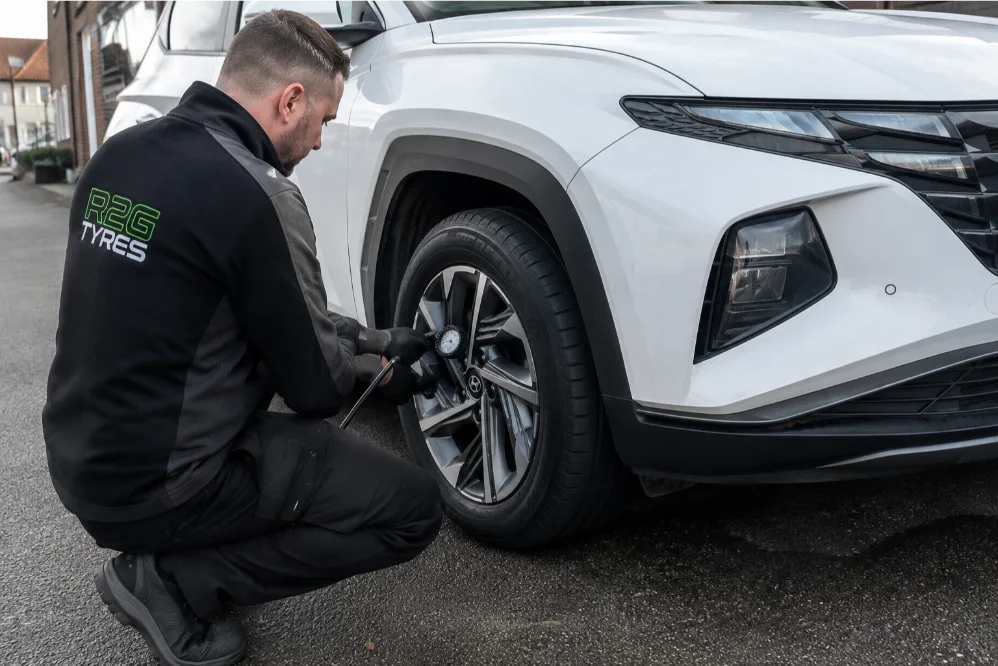 Hyundai Tucson Part Worn Tyre Pressure Check