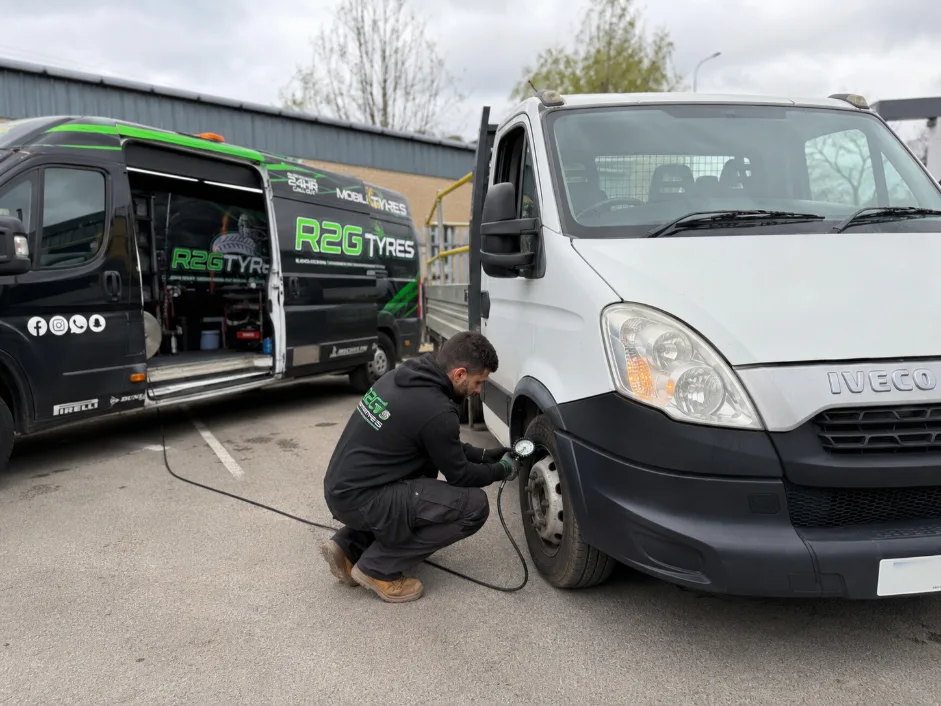Iveco Daily Tyre Pressure Check Nottingham UK