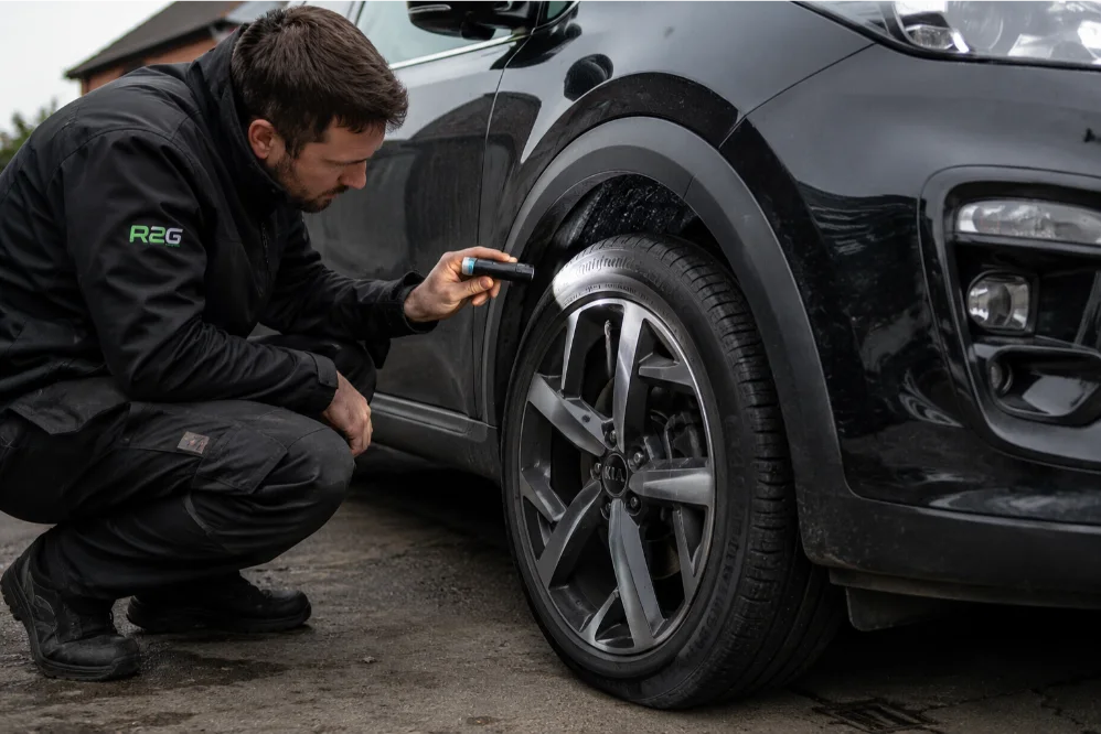 Kia Sportage Tyre Sidewall Inspection