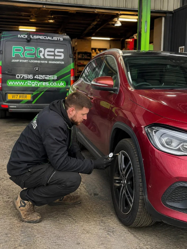 Mercedes GLA R2G Tyre Safety Inspection