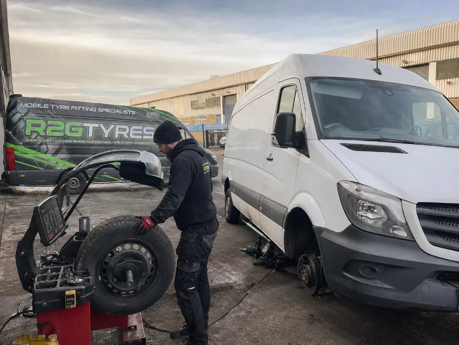 Mercedes Sprinter Wheel Balancing Commercial Vehicle Nottingham