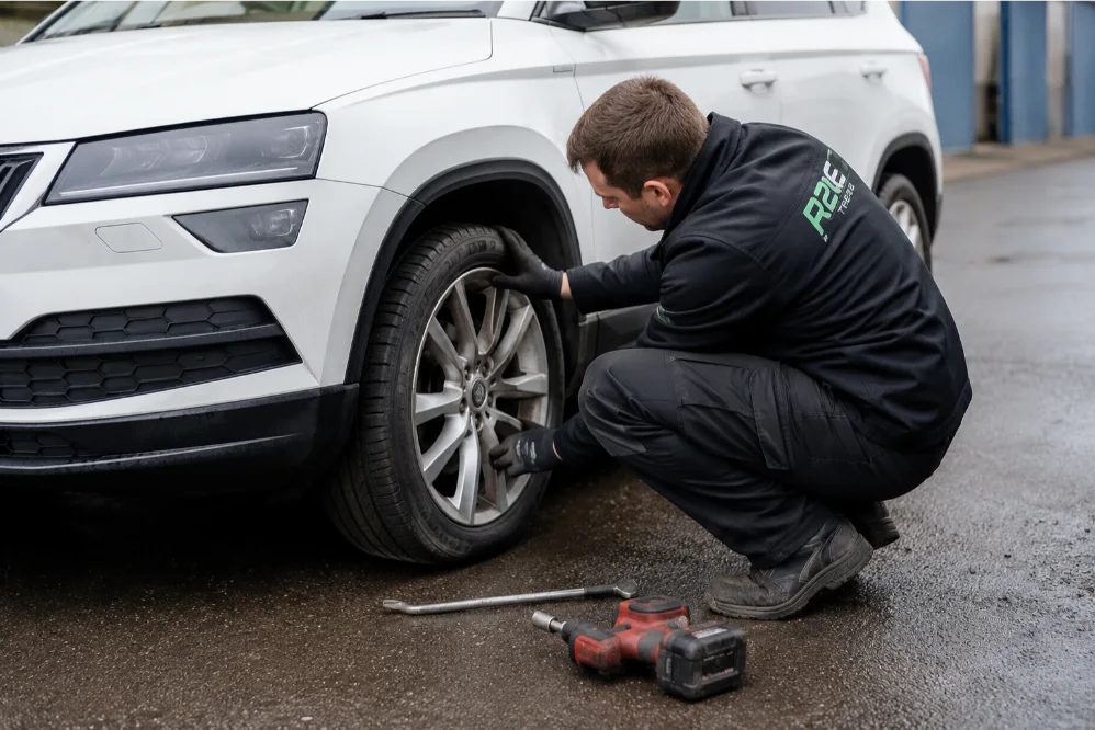 Skoda Karoq Overall Tyre Condition Checking