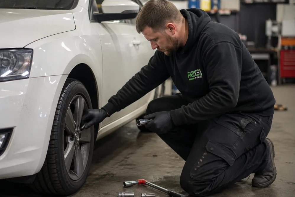 Skoda Octavia Wheel Tyre Assistance Locking Nut