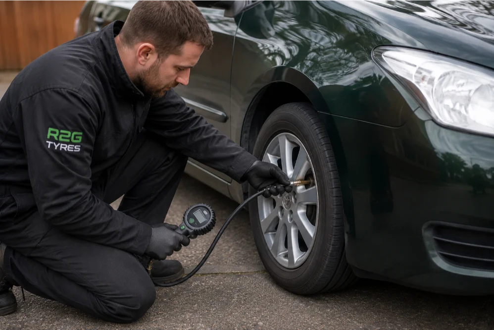Toyota Corolla Tyre Pressure Safety Check