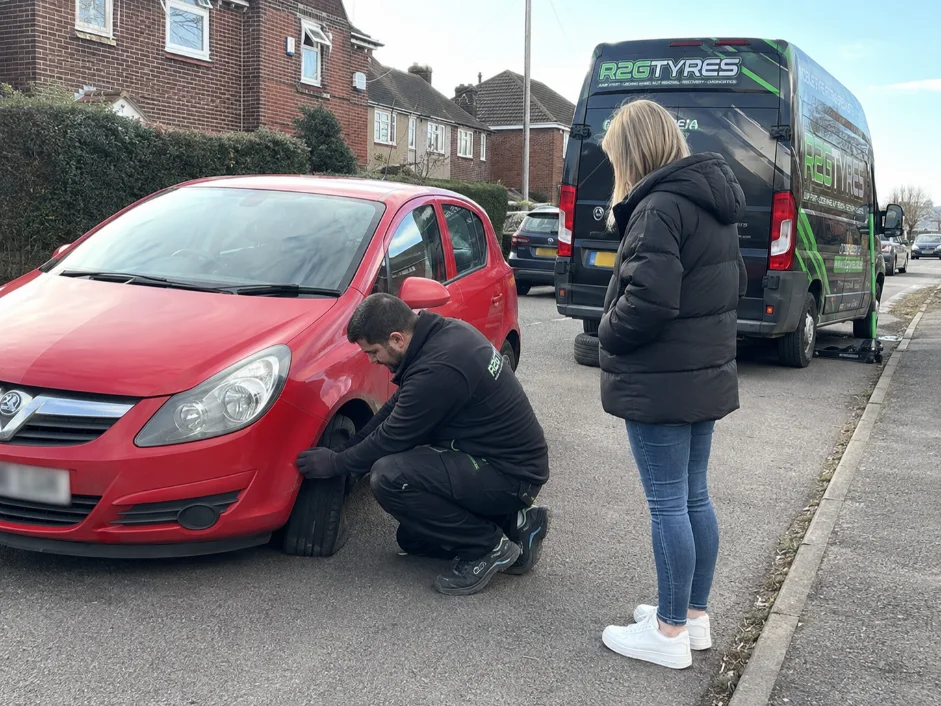 Vauxhall Corsa Worn Tyre Replacement Nottingham