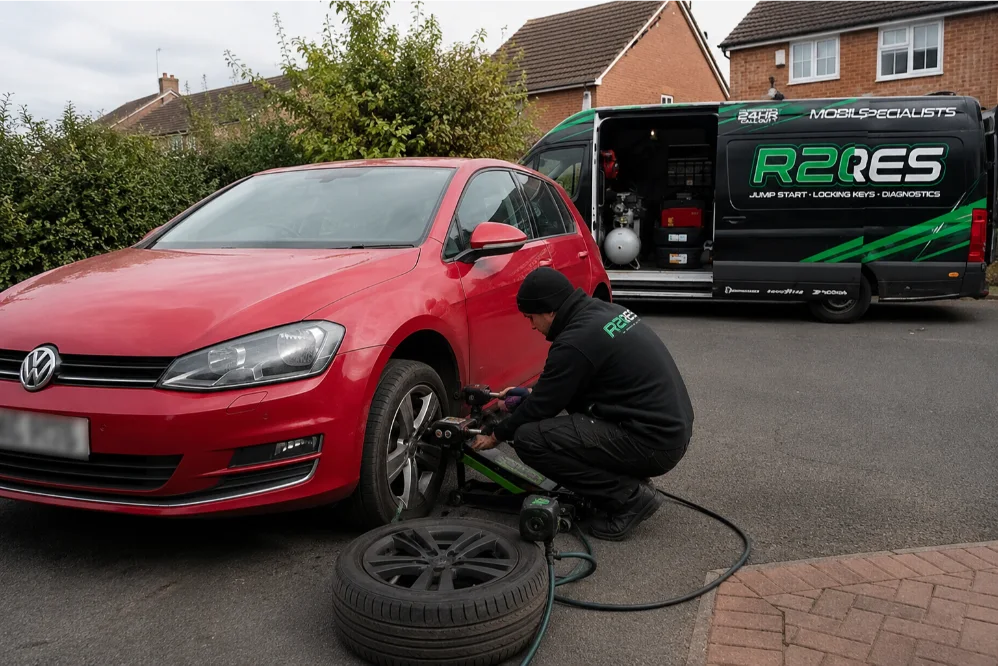 Volkswagen Golf Mobile Tyre Fitting at Home Service