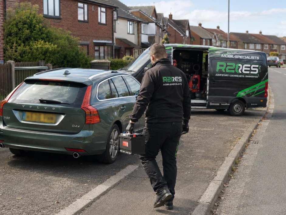 Volvo V60 Mobile Battery Service Nottingham