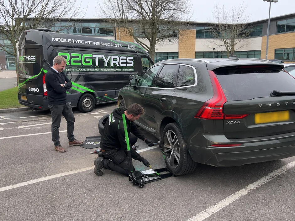 Volvo XC60 R2G Mobile Tyre Service Nottingham